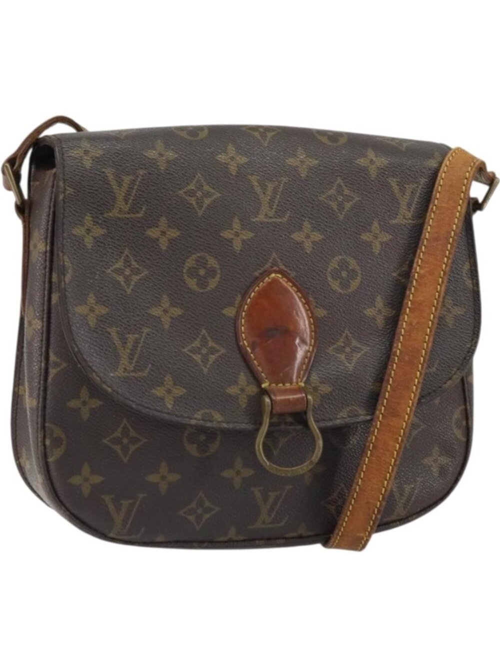 LOUIS VUITTON Monogram Saint Cloud GM Shoulder Bag M51242